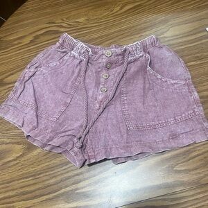 Free People Dusty Pink Shorts